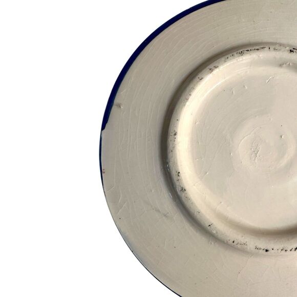 Vintage Handcrafted Jerusalem Floral Plate – Hand Painted Wall Plaque, 6.5” - Picture 7 of 8